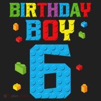 Master Builder 6th Birthday Boy 6 Six Year Building Bricks Tumbler thumb 3