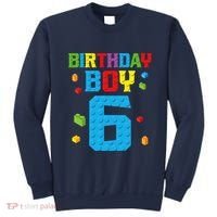Master Builder 6th Birthday Boy 6 Six Year Building Bricks Sweatshirt thumb 0