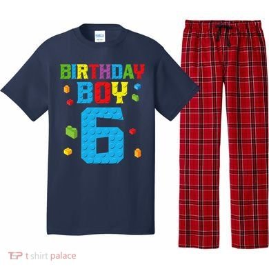 Master Builder 6th Birthday Boy 6 Six Year Building Bricks Pajama Set