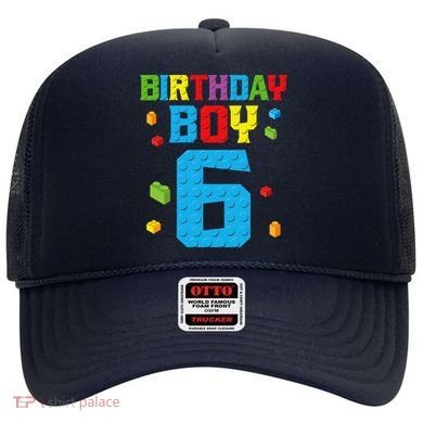 Master Builder 6th Birthday Boy 6 Six Year Building Bricks Hat