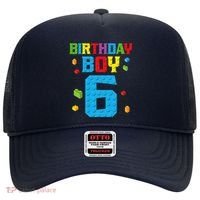 Master Builder 6th Birthday Boy 6 Six Year Building Bricks Hat thumb 0