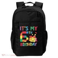 Master Builder 6th ItS My 6th Birthday Brick Blocks Backpack thumb 0