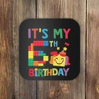 Master Builder 6th ItS My 6th Birthday Brick Blocks Coaster thumb 0