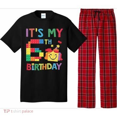 Master Builder 6th ItS My 6th Birthday Brick Blocks Pajama Set