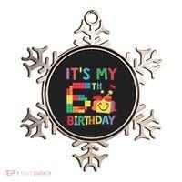 Master Builder 6th ItS My 6th Birthday Brick Blocks Ornament thumb 0
