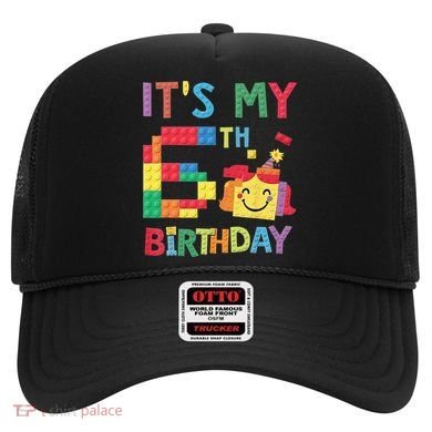 Master Builder 6th ItS My 6th Birthday Brick Blocks Hat