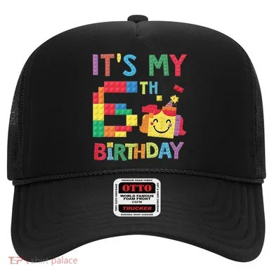 Master Builder 6th ItS My 6th Birthday Brick Blocks Hat