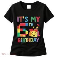 Master Builder 6th ItS My 6th Birthday Brick Blocks Women's T-Shirt thumb 0