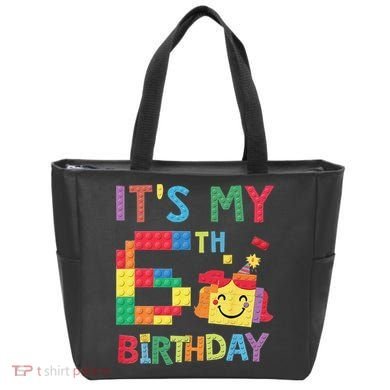 Master Builder 6th ItS My 6th Birthday Brick Blocks Bag