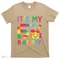 Master Builder 6th ItS My 6th Birthday Brick Blocks T-Shirt thumb 0