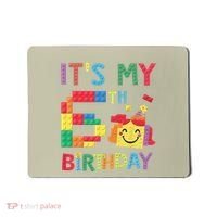 Master Builder 6th ItS My 6th Birthday Brick Blocks Mousepad thumb 0