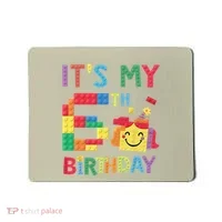 Master Builder 6th ItS My 6th Birthday Brick Blocks Mousepad thumb 0