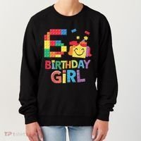 Master Builder 6th Birthday Girl 6 Year Old Brick Blocks Women's Sweatshirt thumb 0