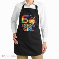 Master Builder 6th Birthday Girl 6 Year Old Brick Blocks Apron thumb 2
