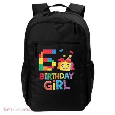 Master Builder 6th Birthday Girl 6 Year Old Brick Blocks Backpack