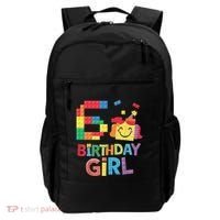 Master Builder 6th Birthday Girl 6 Year Old Brick Blocks Backpack thumb 0