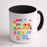 Master Builder 6th Birthday Girl 6 Year Old Brick Blocks Coffee Mug thumb 1