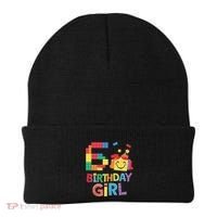 Master Builder 6th Birthday Girl 6 Year Old Brick Blocks Beanie thumb 0