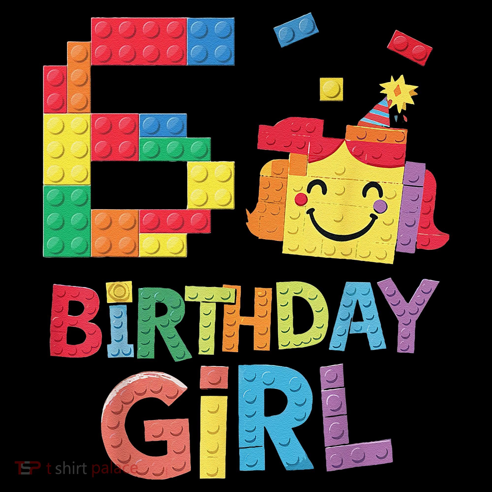 Master Builder 6th Birthday Girl 6 Year Old Brick Blocks Women's Hoodie
