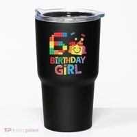 Master Builder 6th Birthday Girl 6 Year Old Brick Blocks Tumbler thumb 0