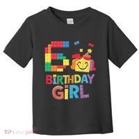 Master Builder 6th Birthday Girl 6 Year Old Brick Blocks Toddler T-Shirt thumb 0