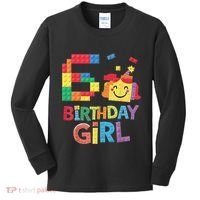 Master Builder 6th Birthday Girl 6 Year Old Brick Blocks Kids Long Sleeve Shirt thumb 0