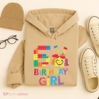 Master Builder 6th Birthday Girl 6 Year Old Brick Blocks Hoodie thumb 4