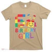 Master Builder 6th Birthday Girl 6 Year Old Brick Blocks T-Shirt thumb 0