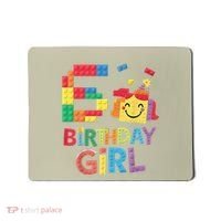 Master Builder 6th Birthday Girl 6 Year Old Brick Blocks Mousepad thumb 0