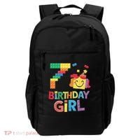 Master Builder 7th Birthday Girl 7 Year Old Brick Blocks Backpack thumb 0