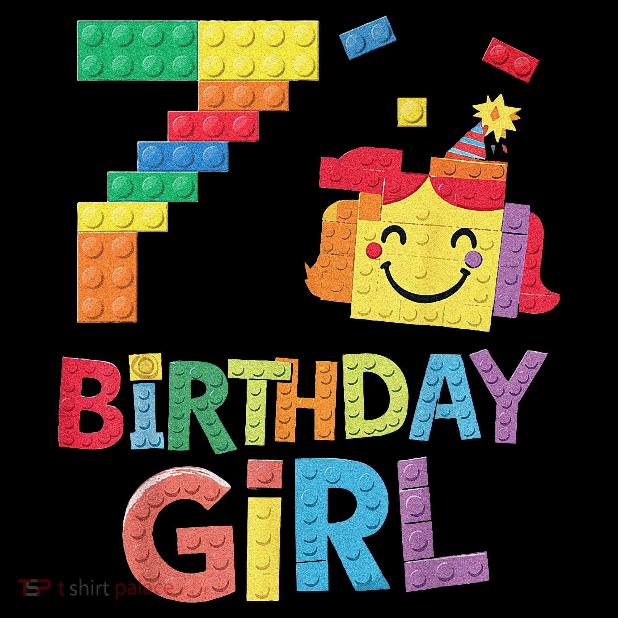 Master Builder 7th Birthday Girl 7 Year Old Brick Blocks Coffee Mug
