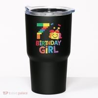 Master Builder 7th Birthday Girl 7 Year Old Brick Blocks Tumbler thumb 0