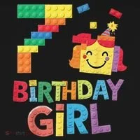 Master Builder 7th Birthday Girl 7 Year Old Brick Blocks Ornament thumb 1