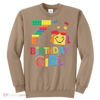 Master Builder 7th Birthday Girl 7 Year Old Brick Blocks Sweatshirt