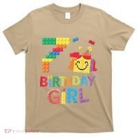 Master Builder 7th Birthday Girl 7 Year Old Brick Blocks T-Shirt thumb 0