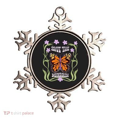 Monarch Butterfly 70s Art Nouveau Design Save The Monarch Ornament