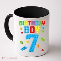 Master Builder 7th Birthday Boy 7 Seven Year Building Bricks Coffee Mug thumb 0