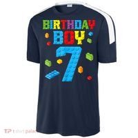 Master Builder 7th Birthday Boy 7 Seven Year Building Bricks Sport-Tek Competitor United Soccer Jersey thumb 2