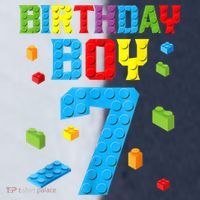 Master Builder 7th Birthday Boy 7 Seven Year Building Bricks Sport-Tek Competitor United Soccer Jersey thumb 4