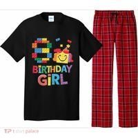 Master Builder 8th Birthday Girl 8 Year Old Brick Blocks Pajama Set thumb 0