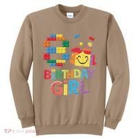 Master Builder 8th Birthday Girl 8 Year Old Brick Blocks Sweatshirt thumb 0