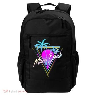 Miami Beach 80s Beach Souvenir Backpack