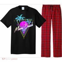 Miami Beach 80s Beach Souvenir Pajama Set thumb 0