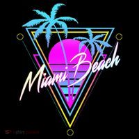 Miami Beach 80s Beach Souvenir Women's T-Shirt thumb 6