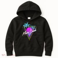 Miami Beach 80s Beach Souvenir Kids Hoodie thumb 0