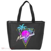 Miami Beach 80s Beach Souvenir Tote Bag thumb 0