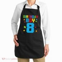Master Builder 8th Birthday Boy 8 Eight Year Building Bricks Apron thumb 2