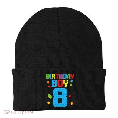 Master Builder 8th Birthday Boy 8 Eight Year Building Bricks Beanie