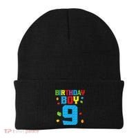 Master Builder 9th Birthday Boy Nine 9 Year Building Bricks Beanie thumb 0