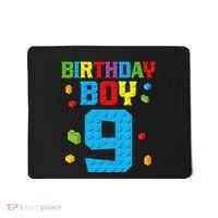 Master Builder 9th Birthday Boy Nine 9 Year Building Bricks Mousepad thumb 0
